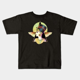 Goddess Nefertiti of Egypt Kids T-Shirt